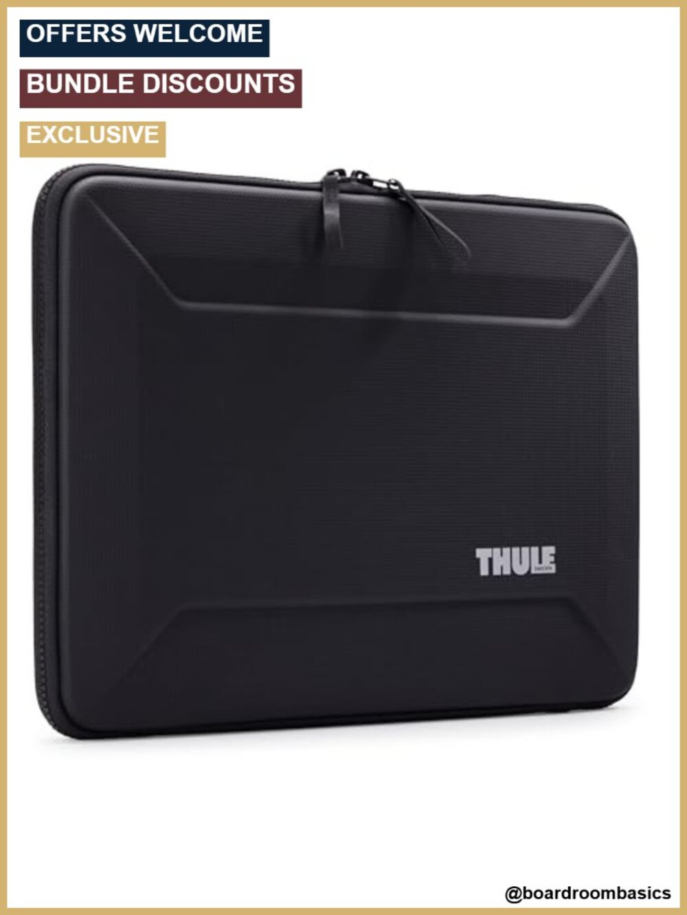 Thule Gauntlet Sleeve Fits 16" MacBook Rigid Exterior Protection
